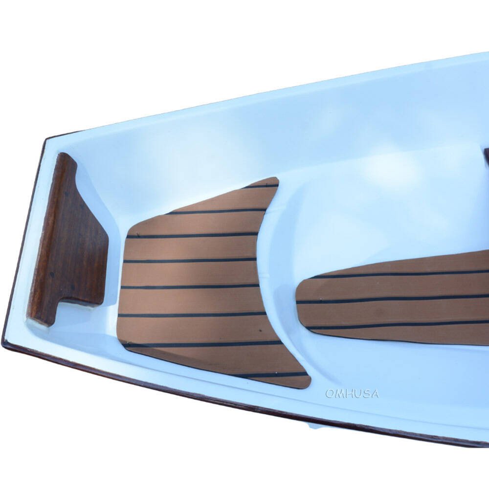 14" Unfinished Wood Hand Painted Model Boat HomeRoots
