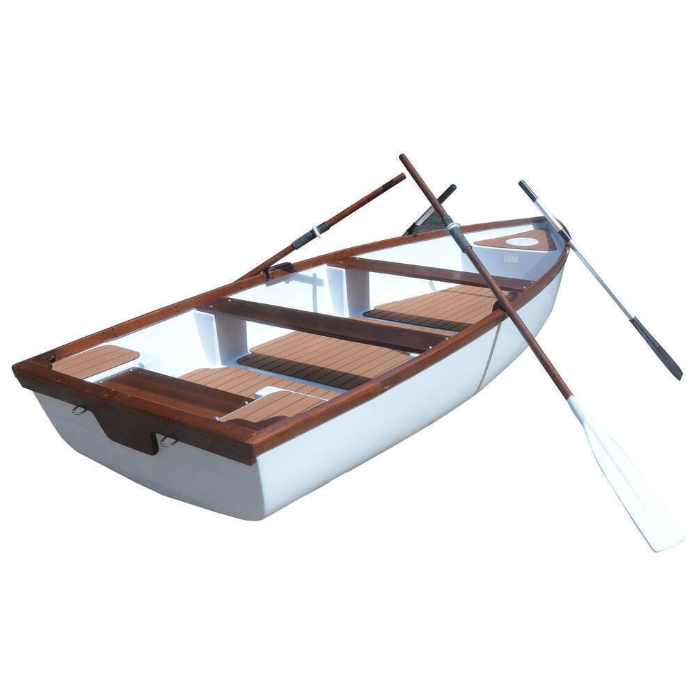 20" Unfinished Wood Hand Painted Model Boat HomeRoots