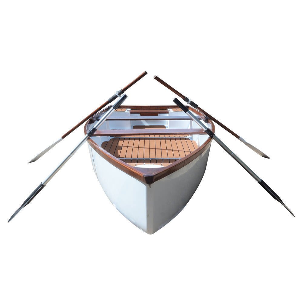 20" Unfinished Wood Hand Painted Model Boat HomeRoots