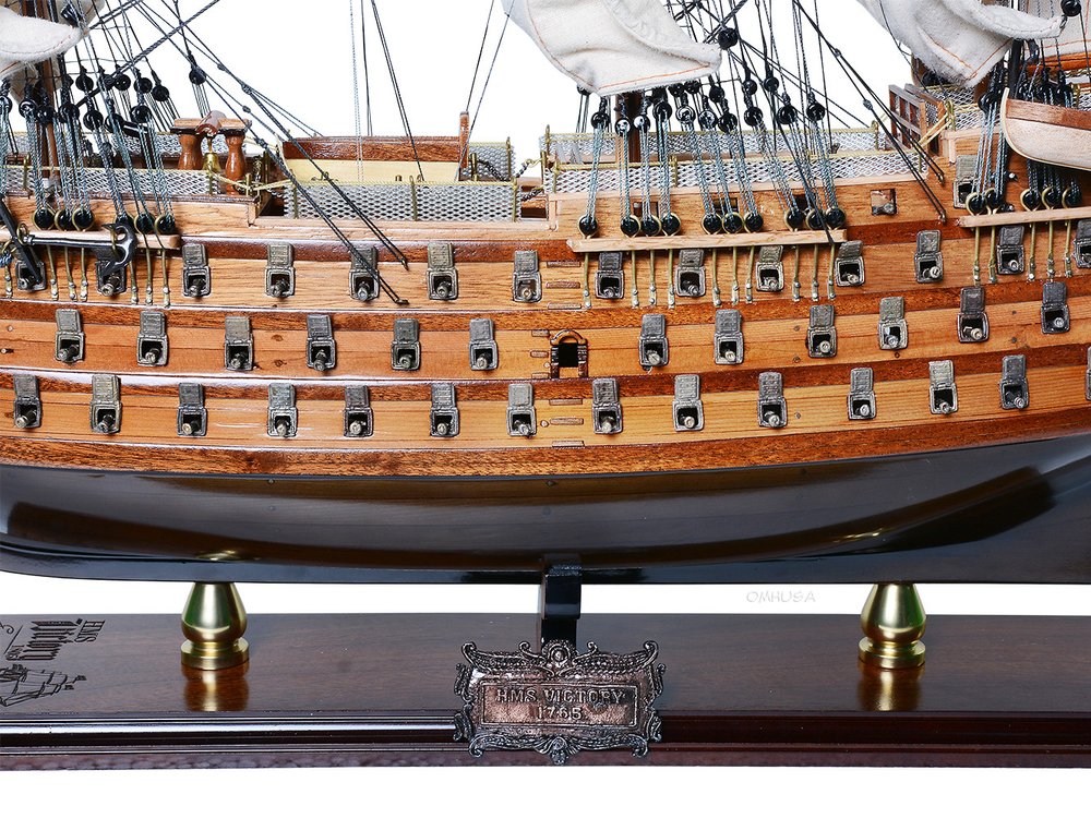 27" Unfinished Wood Hand Painted Model Boat HomeRoots