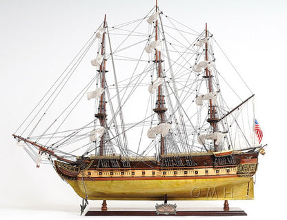 13" Unfinished Wood Hand Painted Model Boat HomeRoots