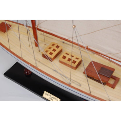 41" Unfinished Wood Hand Painted Model Boat HomeRoots