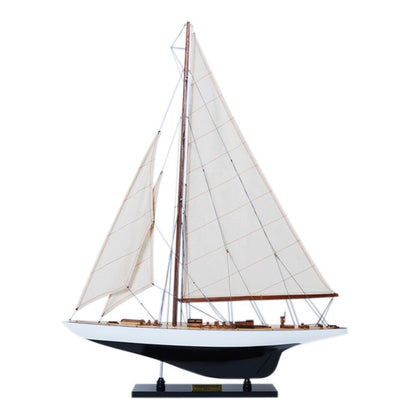 31" Unfinished Wood Hand Painted Model Boat HomeRoots