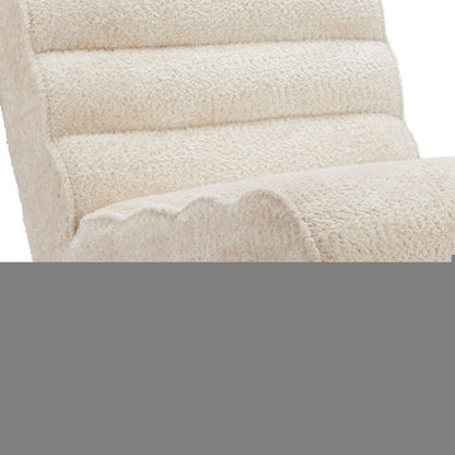 26" Beige and Black Upholstered Side Chair HomeRoots