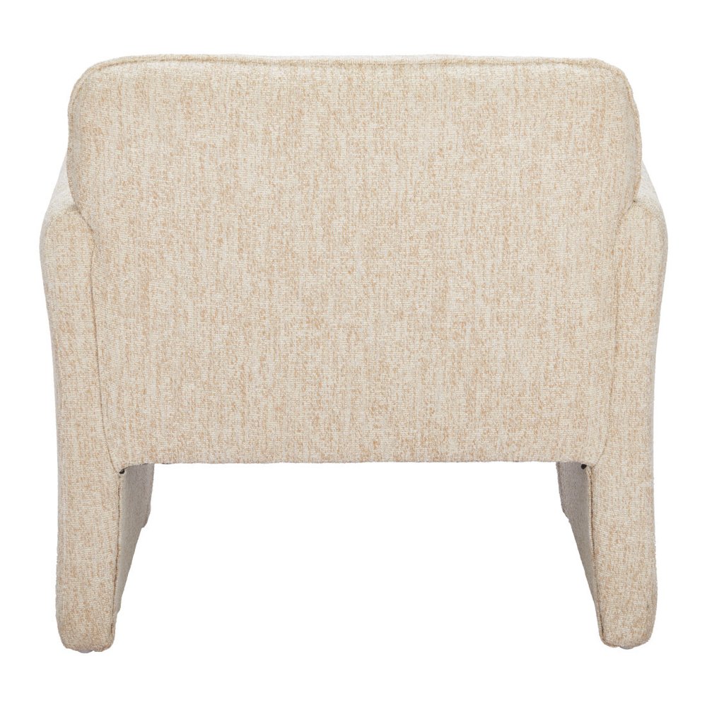 33" Beige Upholstered Arm Chair HomeRoots