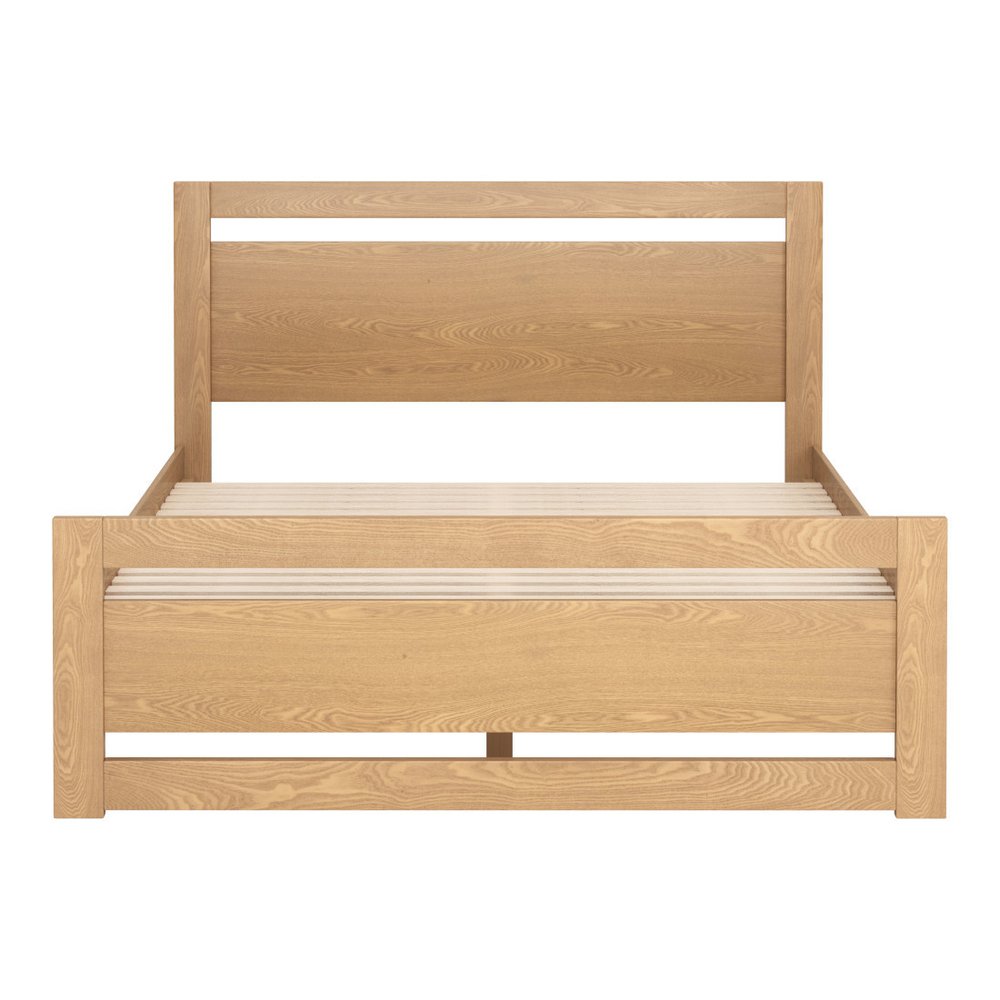 Natural Wood Queen Bed Frame HomeRoots