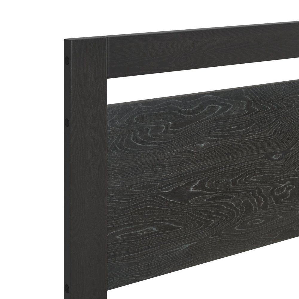 Black Wood Queen Bed Frame HomeRoots