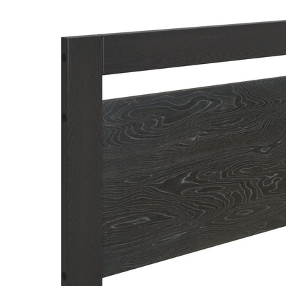 Black Wood Queen Bed Frame HomeRoots