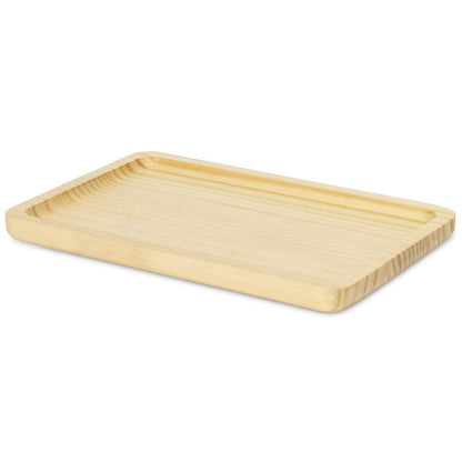 12" Natural Solid Wood Handmade Vanity Tray HomeRoots