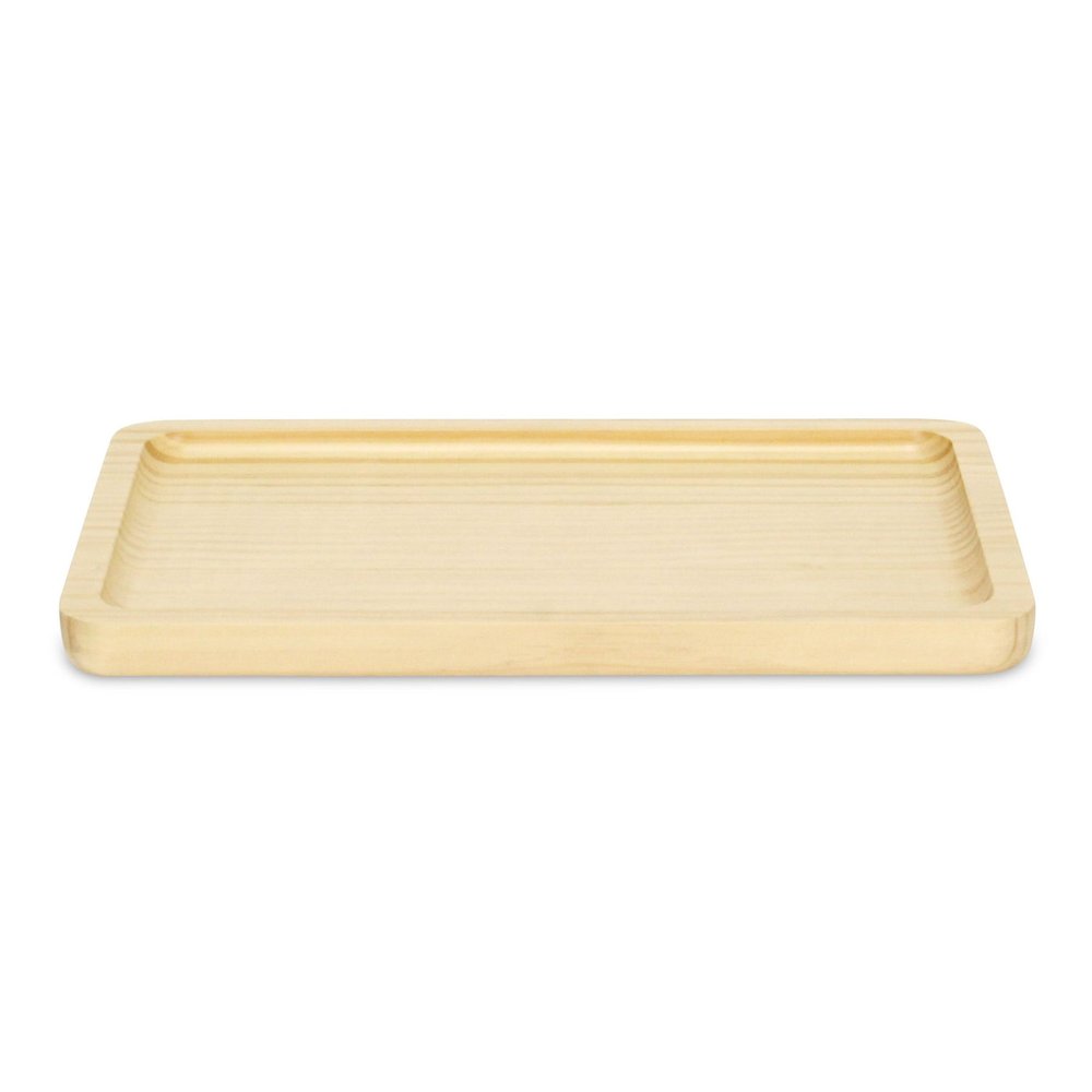 12" Natural Solid Wood Handmade Vanity Tray HomeRoots