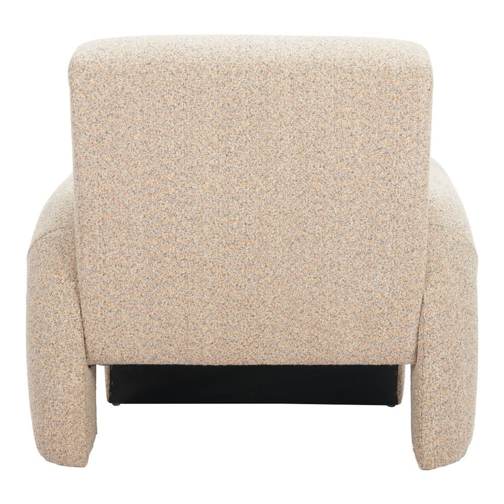 32" Beige Upholstered Arm Chair HomeRoots