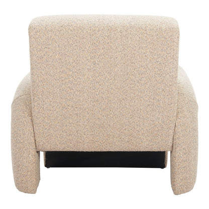 32" Beige Upholstered Arm Chair HomeRoots