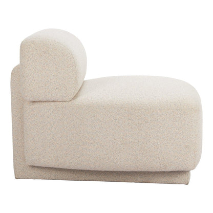 34" Beige Upholstered Side Chair HomeRoots