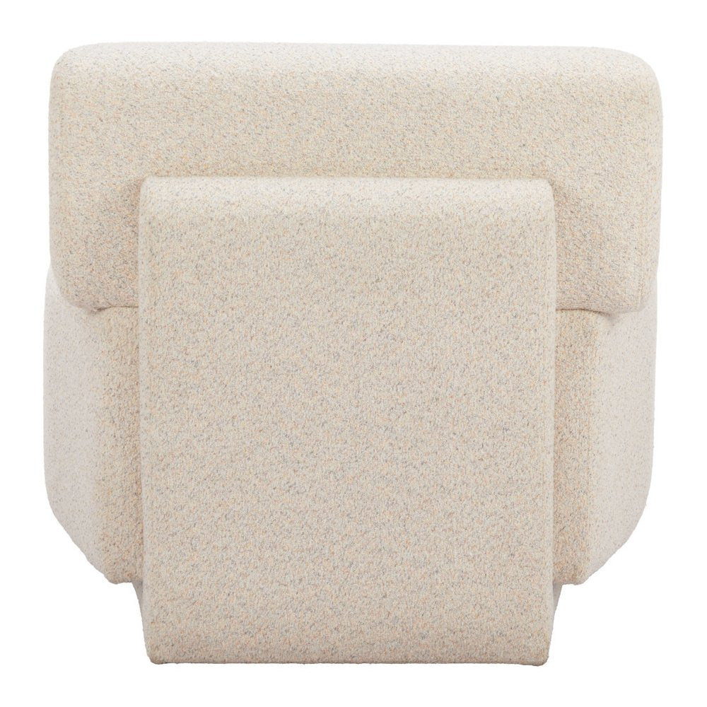 34" Beige Upholstered Side Chair HomeRoots