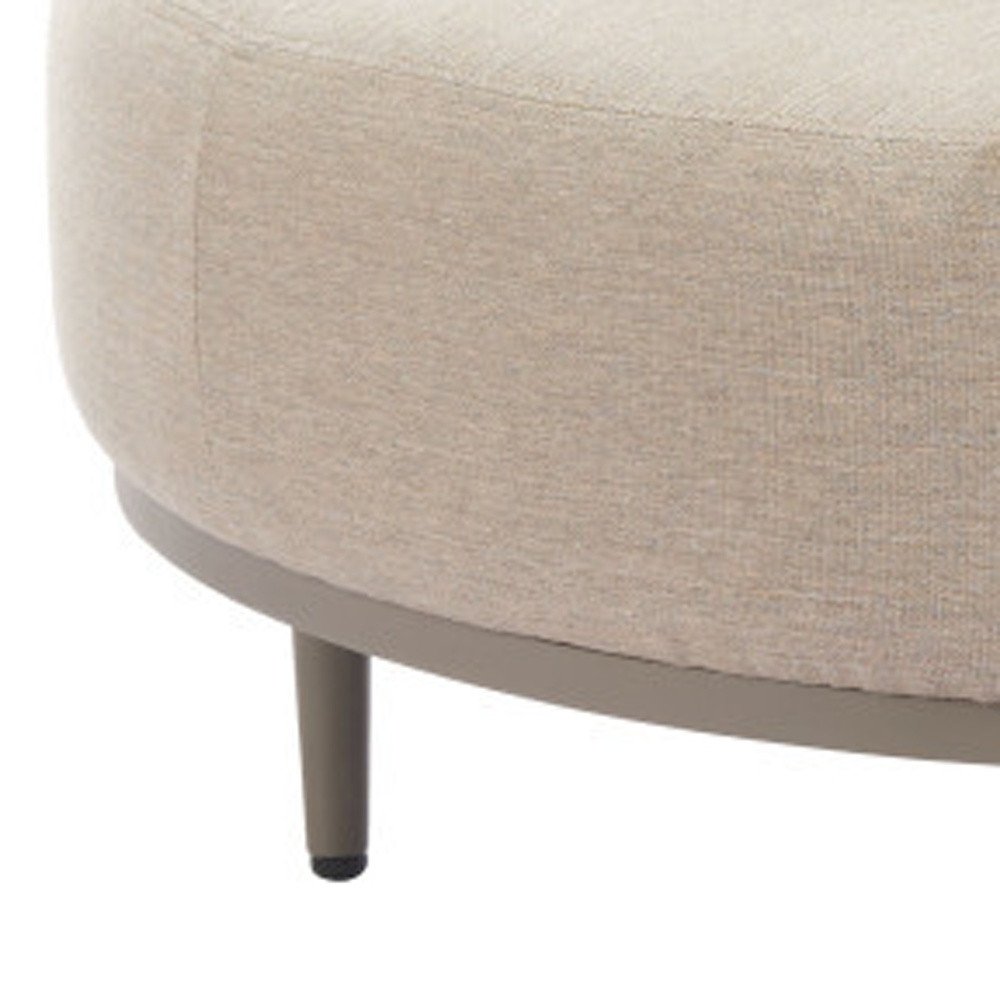 43" Beige Fabric Side Chair HomeRoots