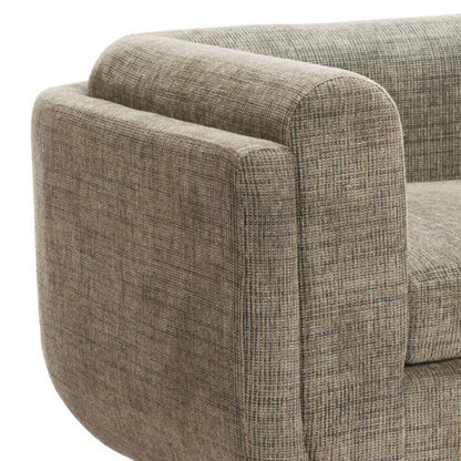 41" Green and Black Upholstered Arm Chair HomeRoots