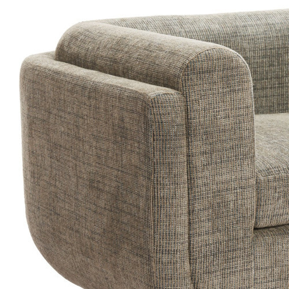 41" Green and Black Upholstered Arm Chair HomeRoots