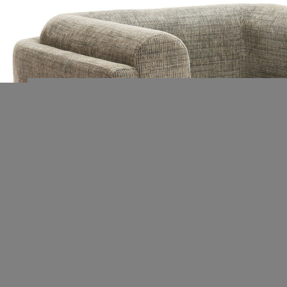 41" Green and Black Upholstered Arm Chair HomeRoots