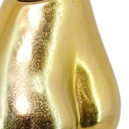 14" Gold Cast Aluminum Female Form Table Vase HomeRoots