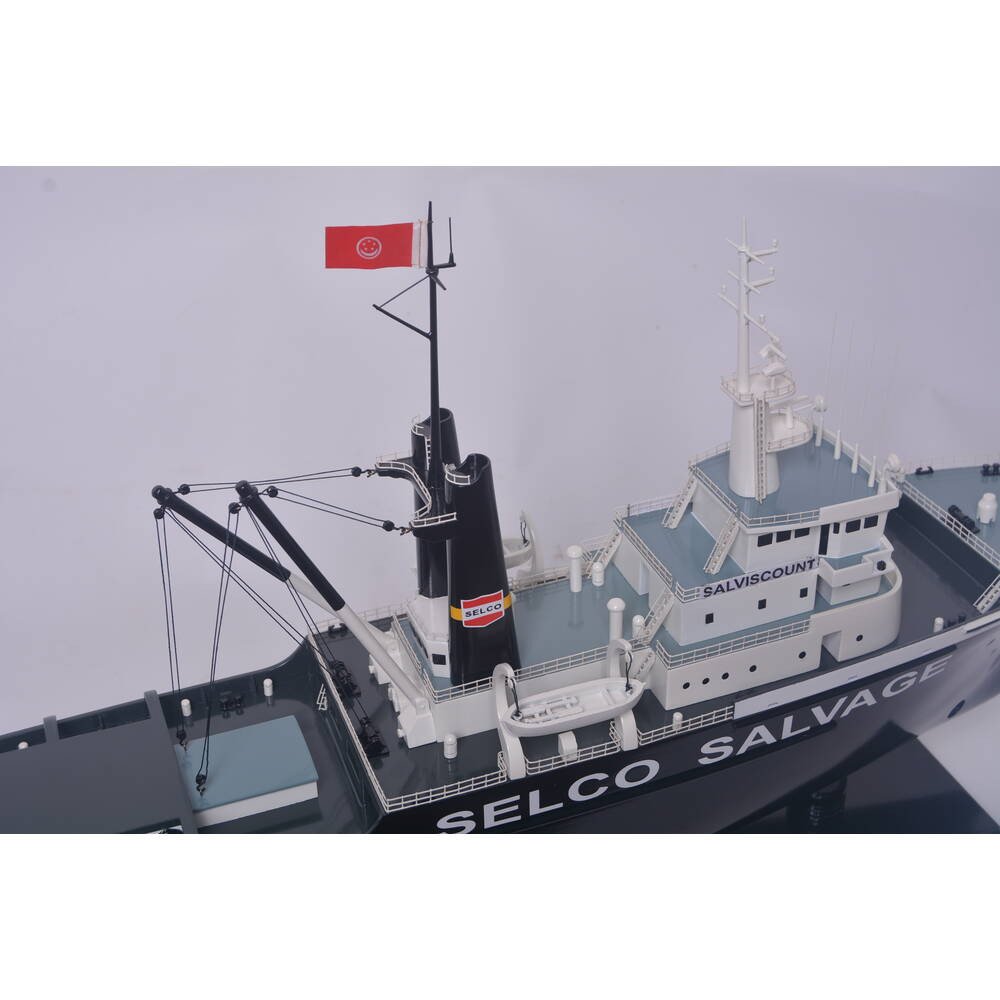 6" Unfinished Wood Hand Painted Model Boat HomeRoots