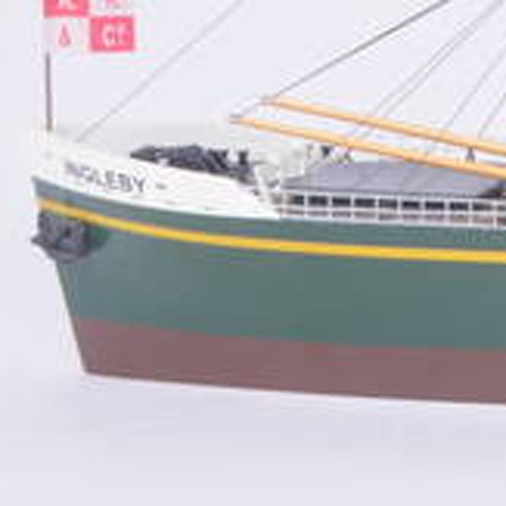 3" Unfinished Wood Hand Painted Model Boat HomeRoots