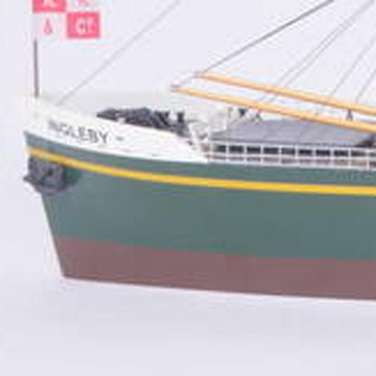 3" Unfinished Wood Hand Painted Model Boat HomeRoots