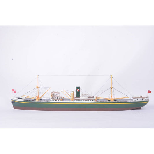 3" Unfinished Wood Hand Painted Model Boat HomeRoots