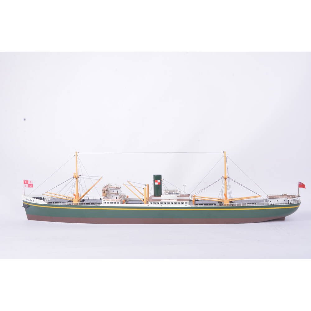 3" Unfinished Wood Hand Painted Model Boat HomeRoots