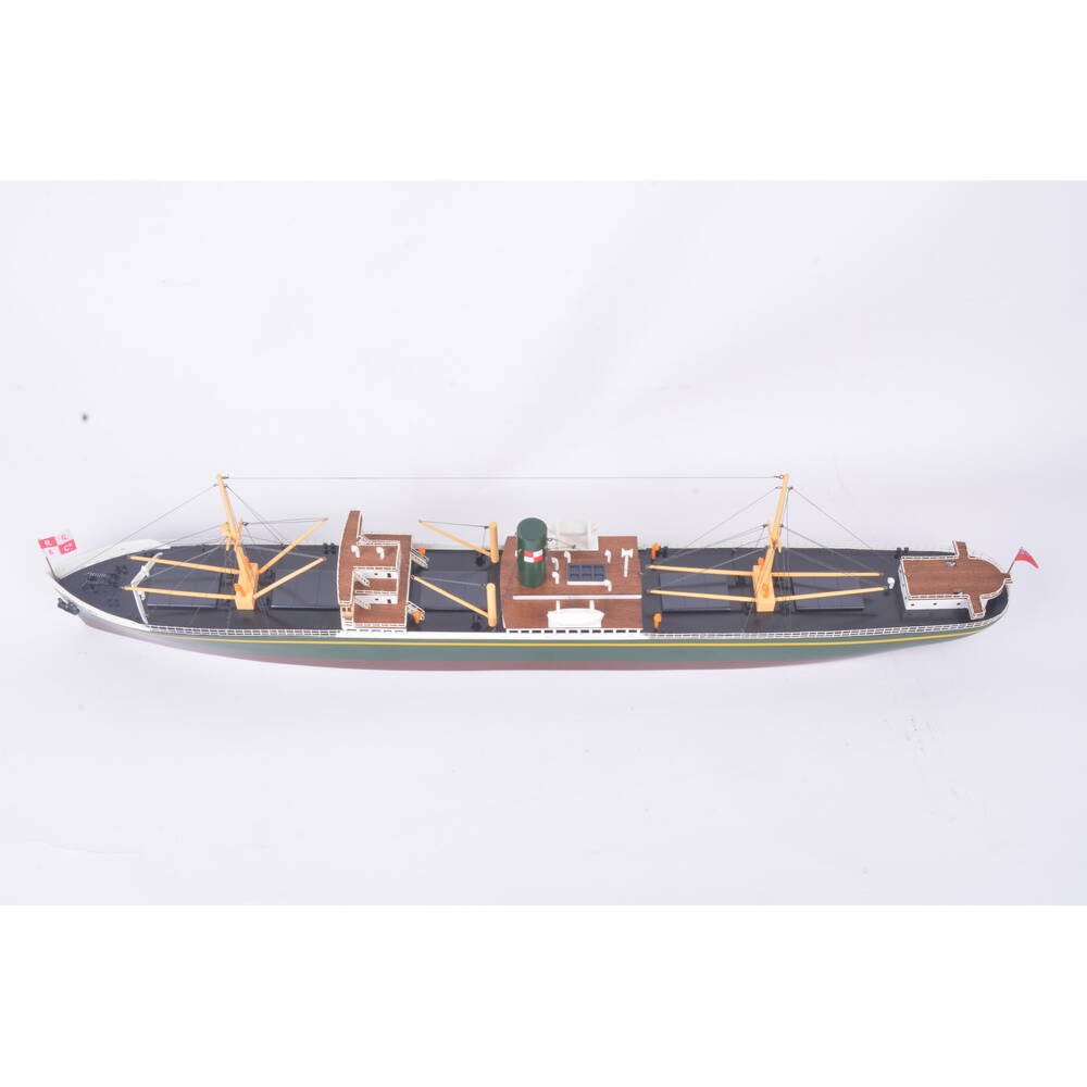 3" Unfinished Wood Hand Painted Model Boat HomeRoots