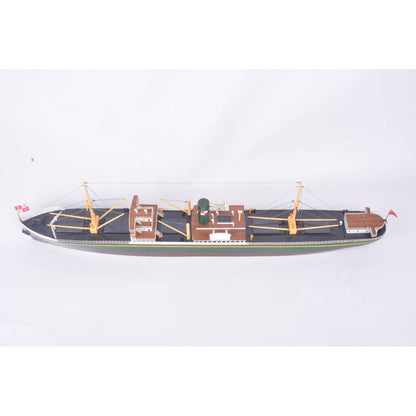3" Unfinished Wood Hand Painted Model Boat HomeRoots