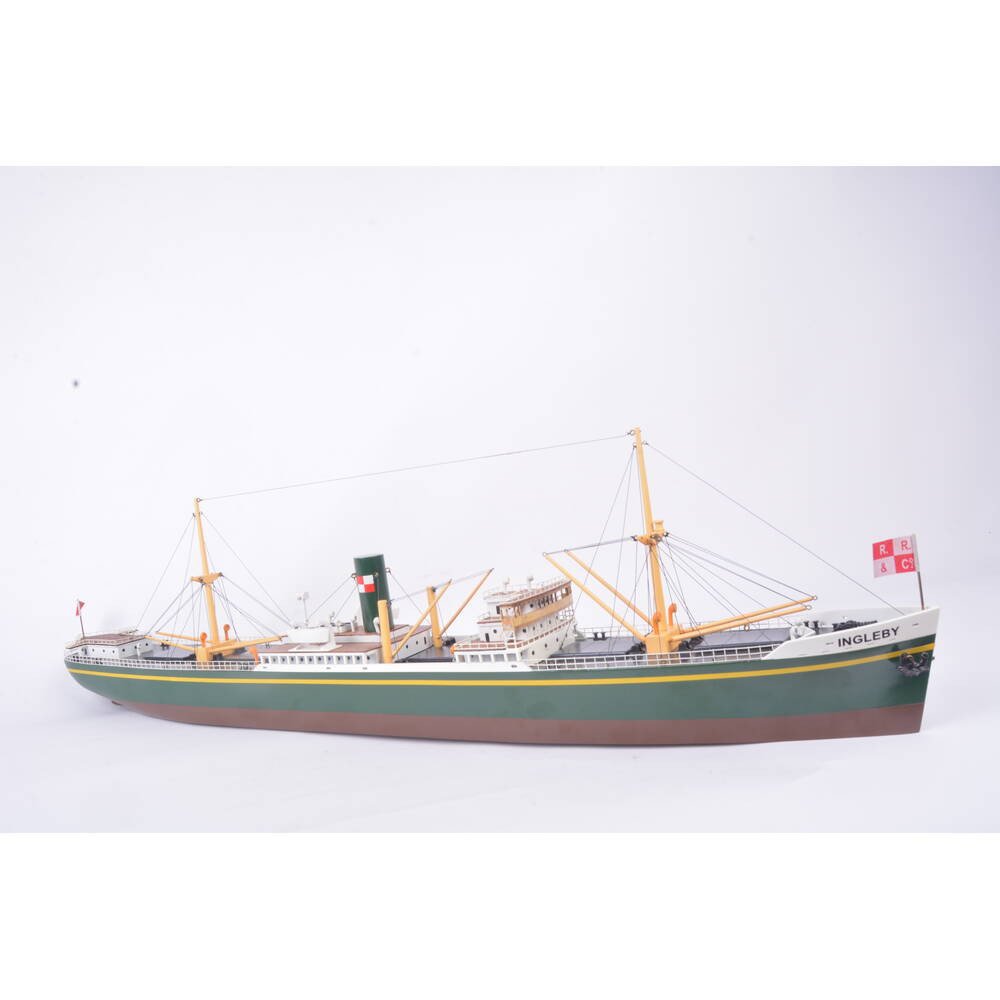 3" Unfinished Wood Hand Painted Model Boat HomeRoots