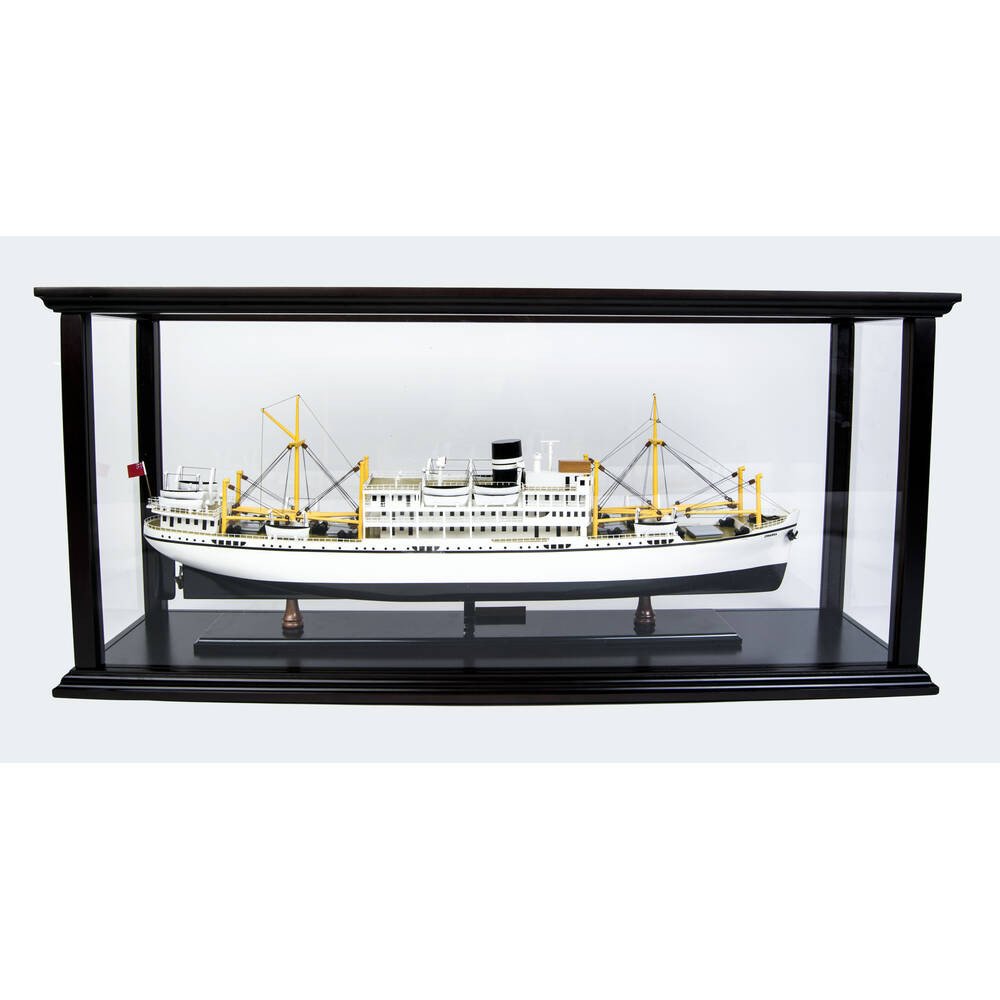 5" Unfinished Wood Hand Painted Model Boat HomeRoots