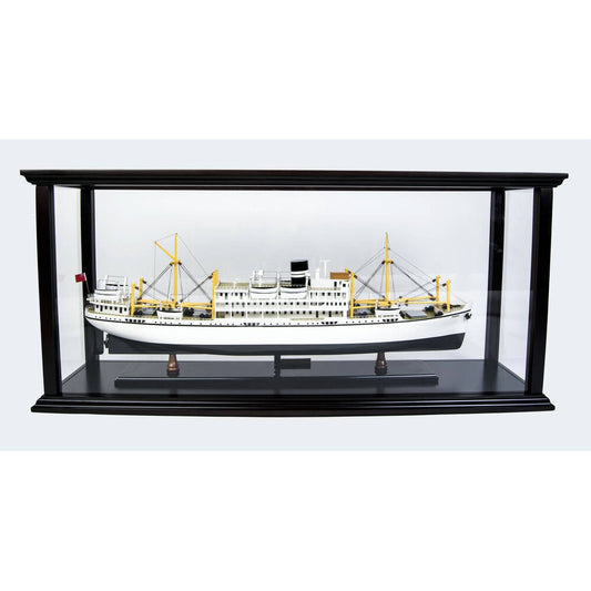 5" Unfinished Wood Hand Painted Model Boat HomeRoots