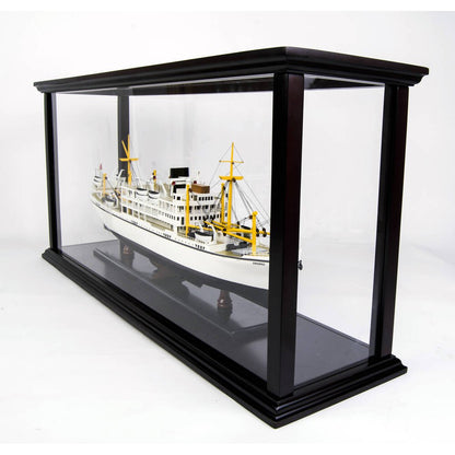 5" Unfinished Wood Hand Painted Model Boat HomeRoots