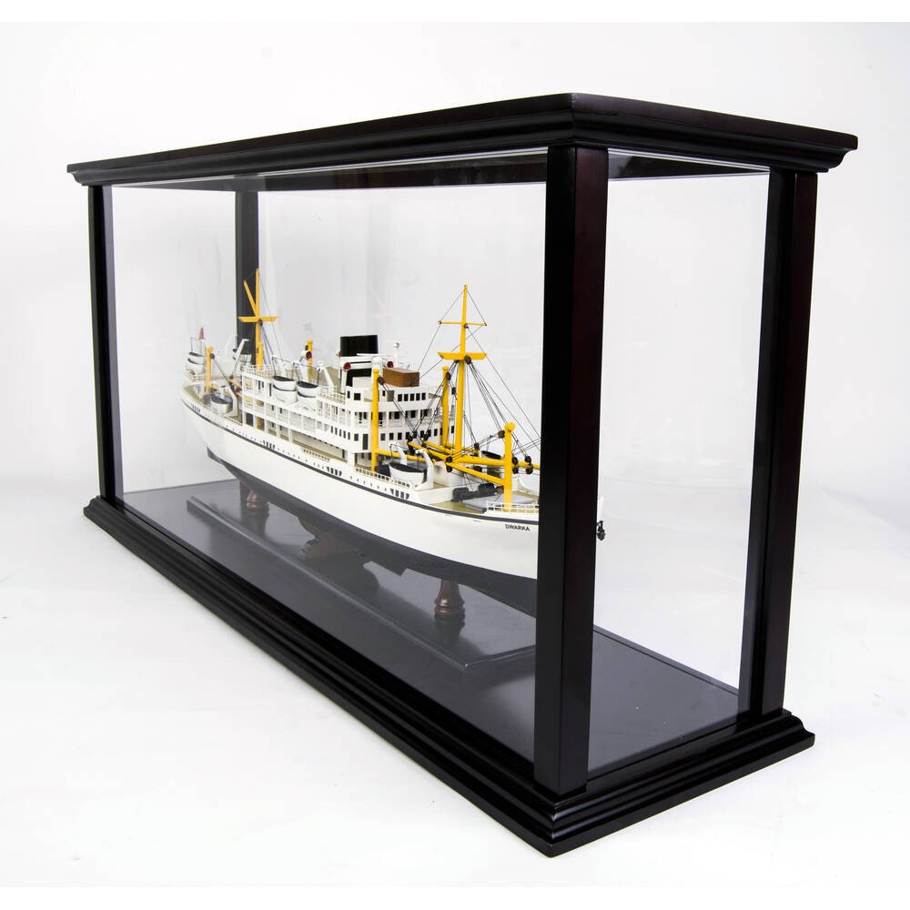 5" Unfinished Wood Hand Painted Model Boat HomeRoots