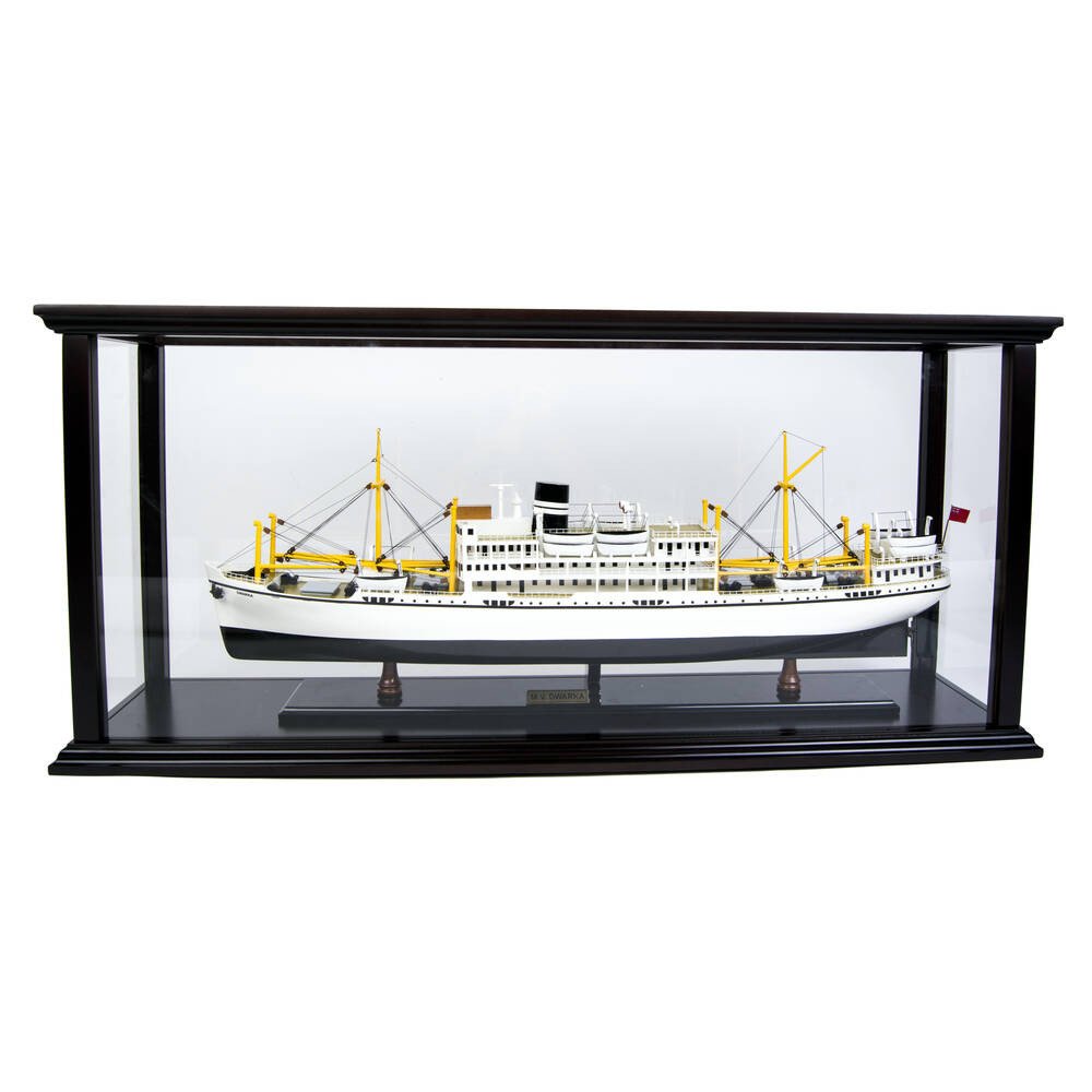 5" Unfinished Wood Hand Painted Model Boat HomeRoots