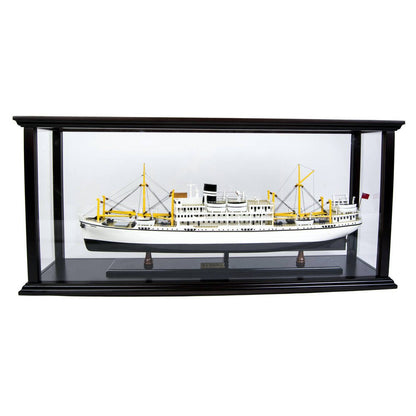 5" Unfinished Wood Hand Painted Model Boat HomeRoots