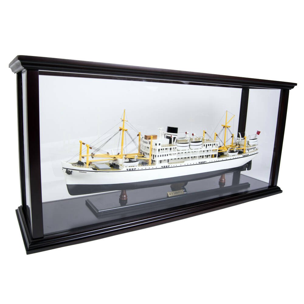 5" Unfinished Wood Hand Painted Model Boat HomeRoots