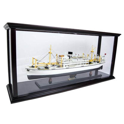 5" Unfinished Wood Hand Painted Model Boat HomeRoots