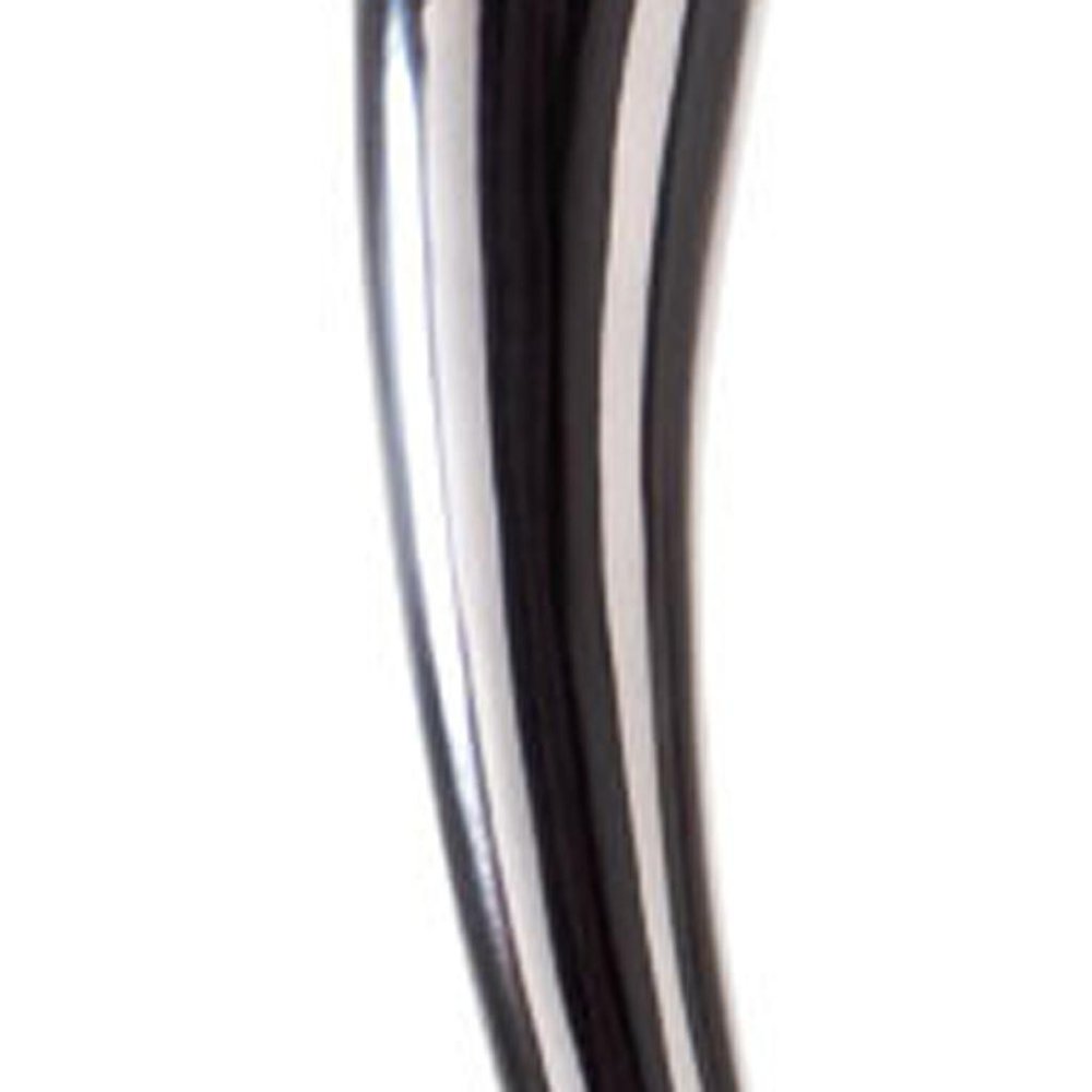 39" Silver Trumpet Aluminum Floor Vase HomeRoots