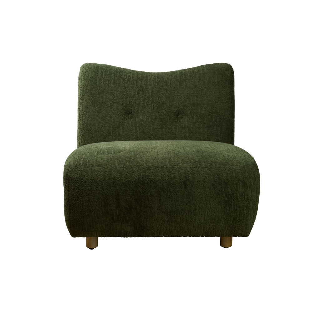 31" White and Natural Fabric Side Chair HomeRoots