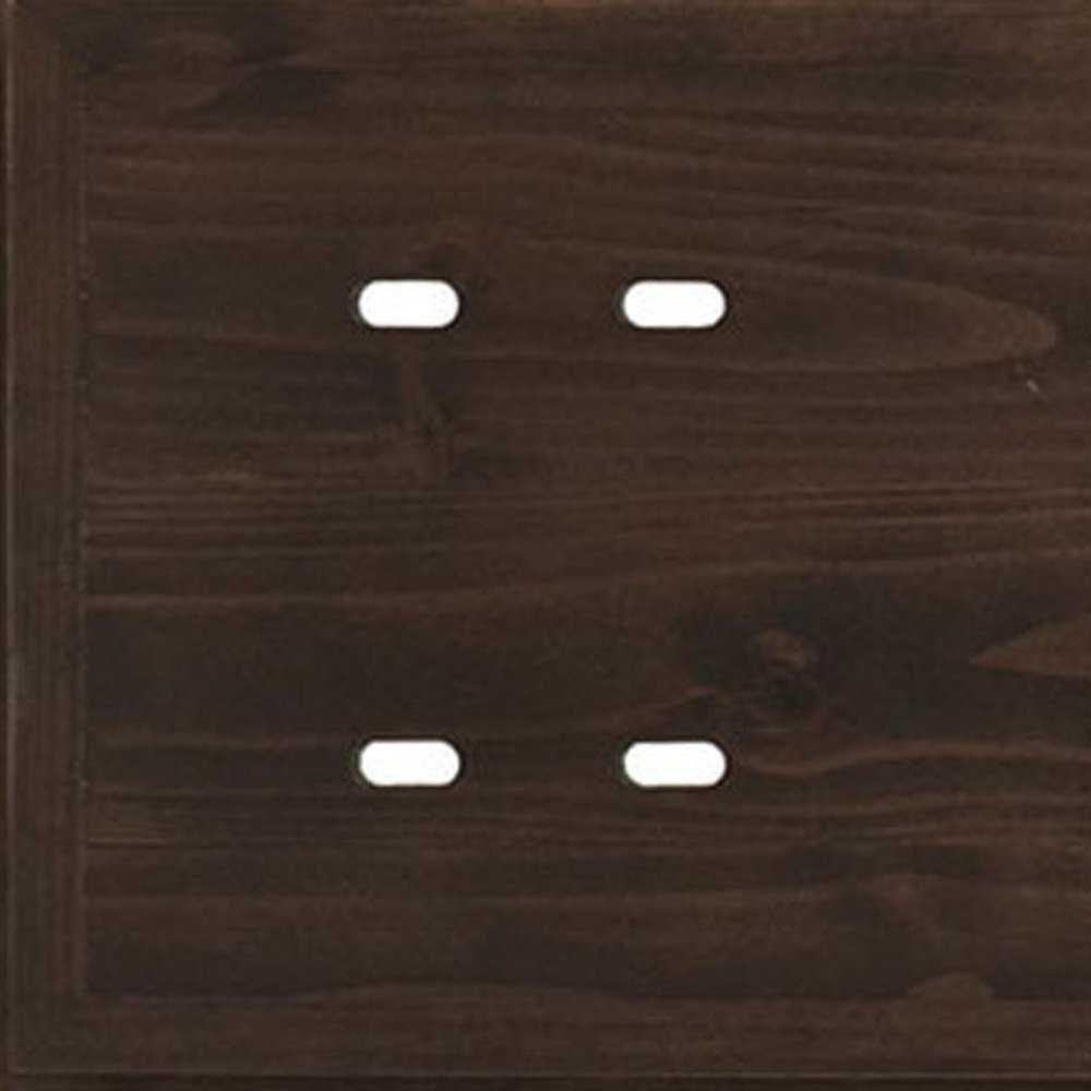 96" Distressed Solid Wood Entertainment Center — view 4