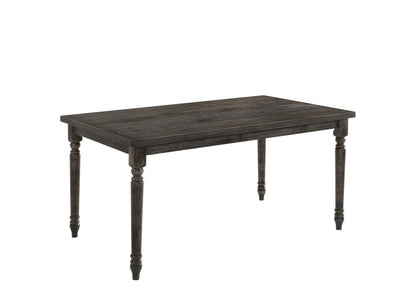 60" Gray Wood Dining Table HomeRoots