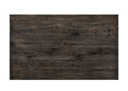 60" Gray Wood Dining Table