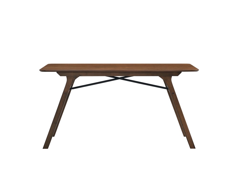 59" Walnut Wood Dining Table — view 2