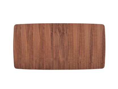 63" Natural And Black Wood Butterfly Leaf Extendable Dining Table HomeRoots