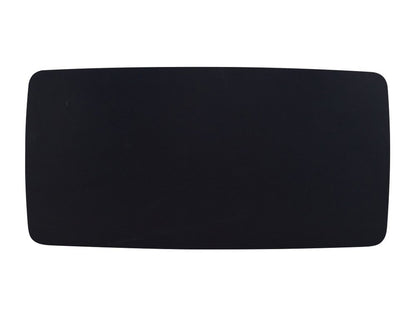 71" Black Wood Dining Table