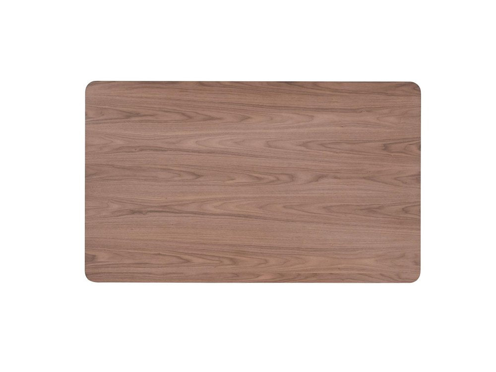 59" Walnut and Black Wood Dining Table — view 3