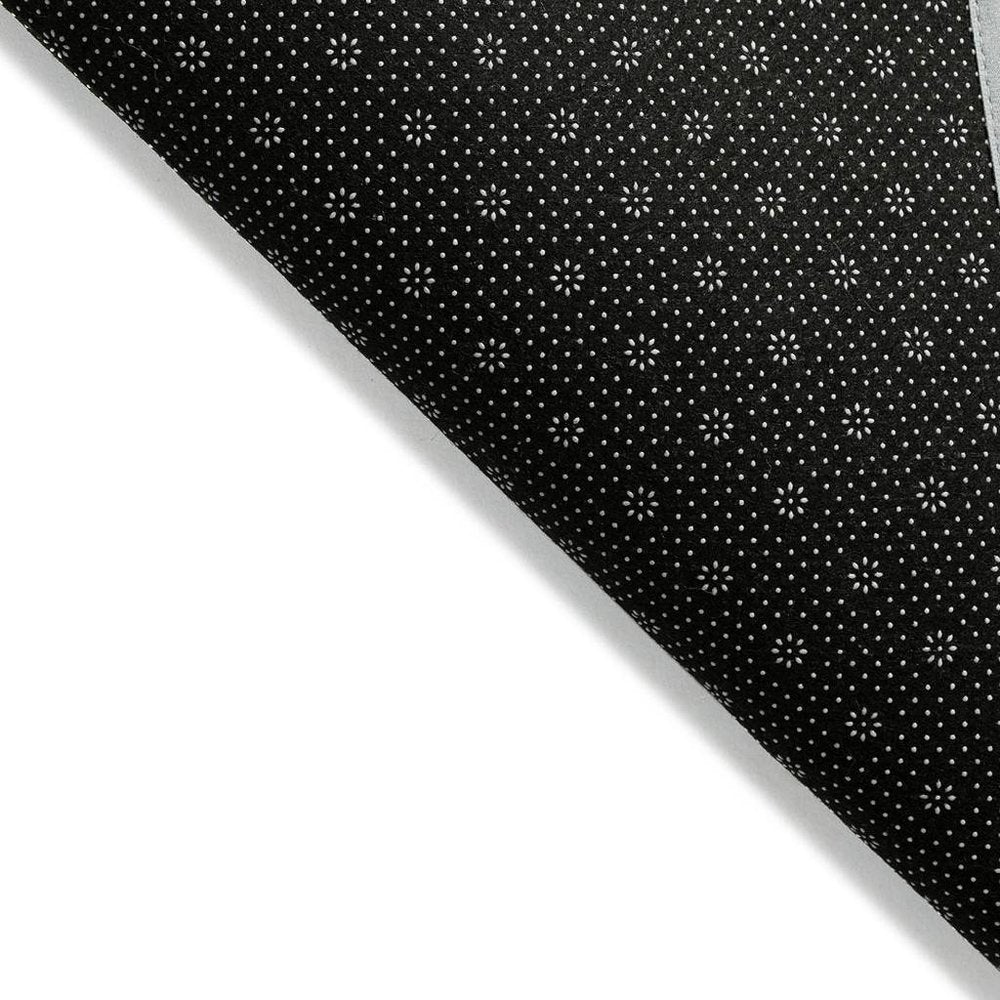 3' X 5' Blue And Gray Abstract Washable Indoor Outdoor Area Rug — view 7