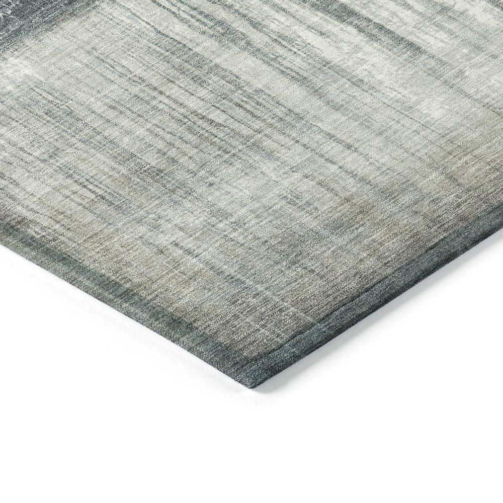 8' X 10' Blue And Gray Abstract Washable Indoor Outdoor Area Rug HomeRoots